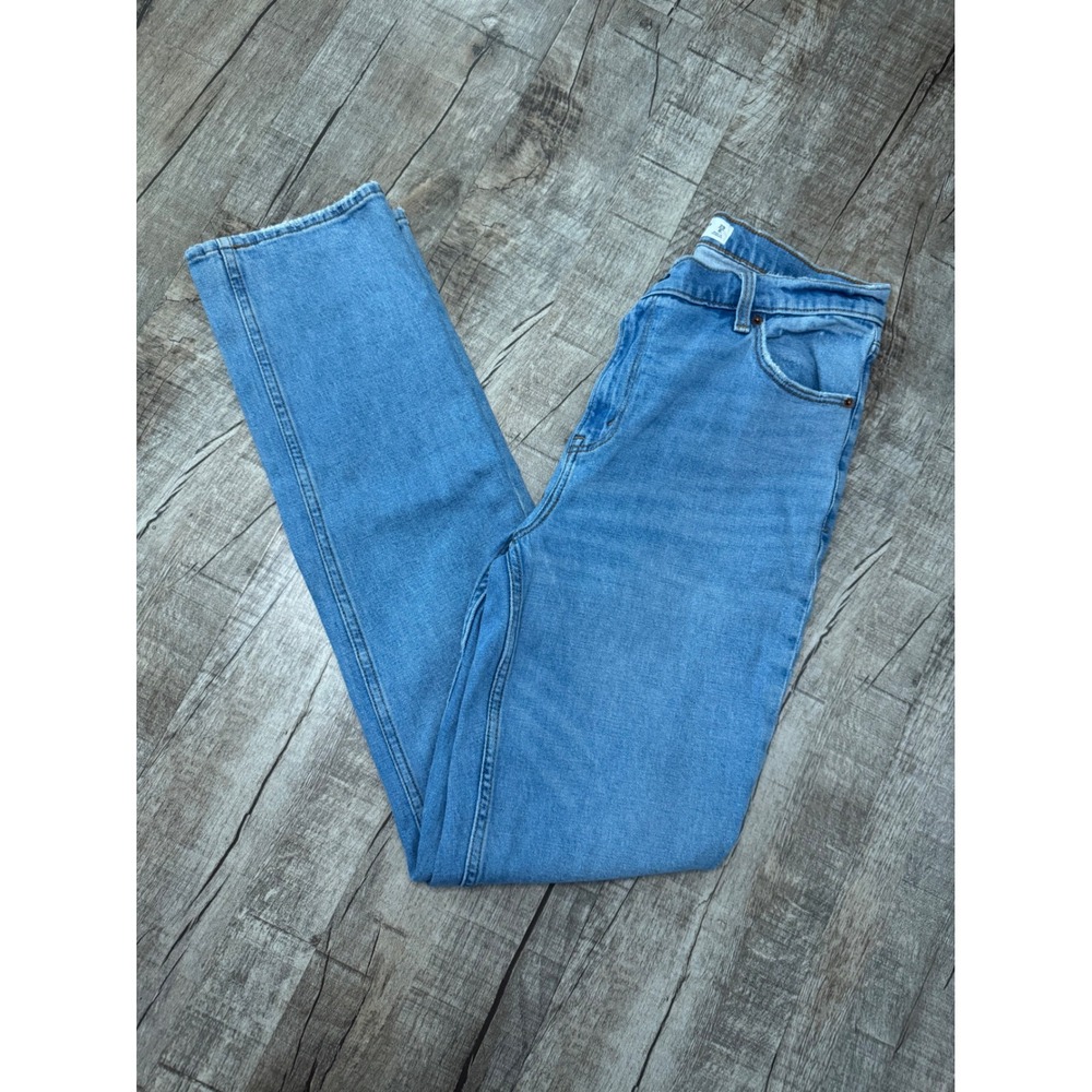 Abercrombie & Fitch 90s Slim Straight Ultra High Rise Jeans Blue 29/8L Long